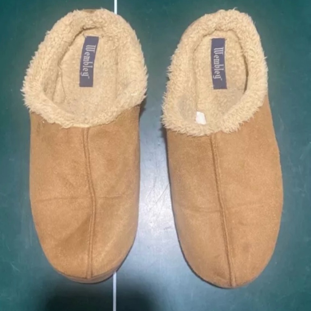 Wembley Men's Slip On Microsuede Clog Slippers
